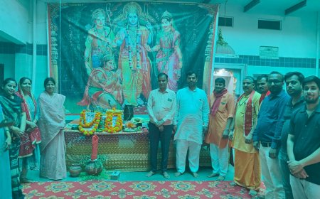 भगवान श्री राम के आदर्शों पर चलें - कथा वाचक नारायण मिश्रा