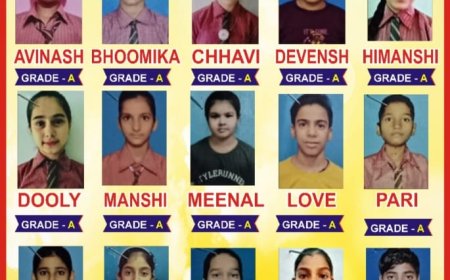 इंदिरा हैप्पी स्कूल ने आठवीं बोर्ड में भी अपना परचम लहराया