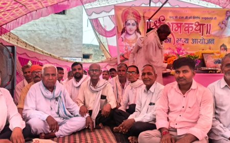 रामबास में श्री जानकी दास जी महाराज की स्मृति में धार्मिक आयोजनः श्री राम कथा और श्रीमद्भागवत कथा का समापन, हजारों श्रद्धालुओं ने लिया भंडारे में हिस्सा