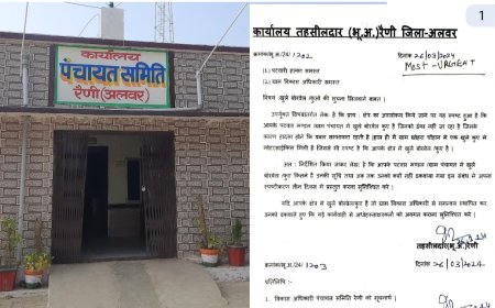 रैणी क्षेत्र मे राज्य सरकार के व अलवर कलेक्टर के आदेशो की हो रही है खुलेआम अवमानना