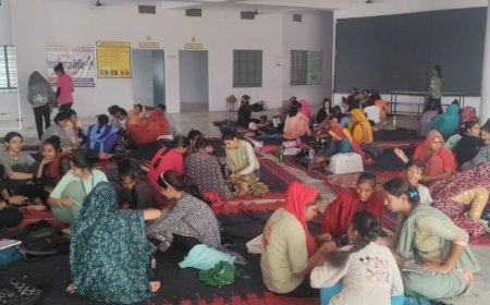 गुहाला मे कला कौशल शिविर का आयोजन  समर वेकेशन मे सीख रहे आत्मनिर्भर बनने के गुर