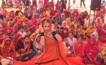 मोरिंडा धाम में चल रही श्रीमद्भागवत कथा में सुनाया भागवत का महात्म्य प्रसंग,कथा में सजी जल भरती गोपी नृत्यांगना की झांकी