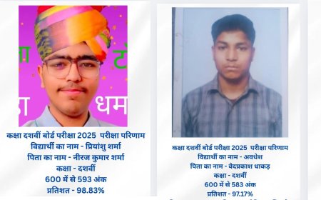 दसवीं बोर्ड परीक्षा परिणाम 2024-25 में सर्वाधिक अंक प्राप्त करने वाले प्रतिभावान विद्यार्थियों का किया सम्मान