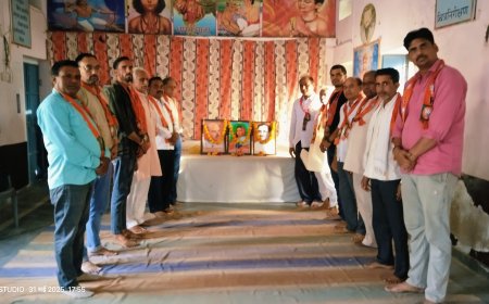 उदयपुरवाटी में भाजपा कार्यकर्ताओं ने मनाई अहिल्याबाई होलकर की 300 वीं जयंती