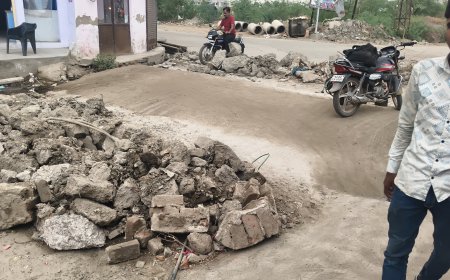 बारिश के पहले नगर पालिका ने कसी कमर, पुलियाओ का हो रहा है निर्माण