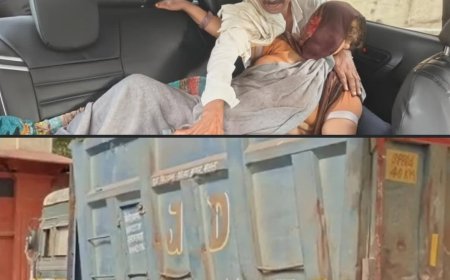 तेज रफ्तार डंपर ने महिला को मारी टक्कर: दोनों पैर कुचले