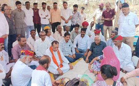 ग्राम पंचायत कोसेलाव में कैबिनेट मंत्री  जोराराम कुमावत के दिशानिर्देश प्लास्टिक मुक्त ग्राम पंचायत के लक्ष्य की और