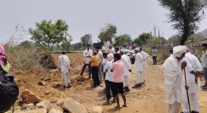 ढाणियों को जोडने वाले मुख्य रास्ते से रास्ता खोलो अभियान की शुरुआत