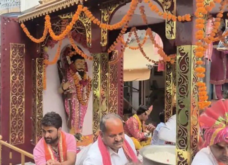 गोविंदगढ़ में आदि गौड़ समाज ने किया पूजन-हवन, भगवान परशुराम की निकली शोभायात्रा: 551 दीपों से की महाआरती