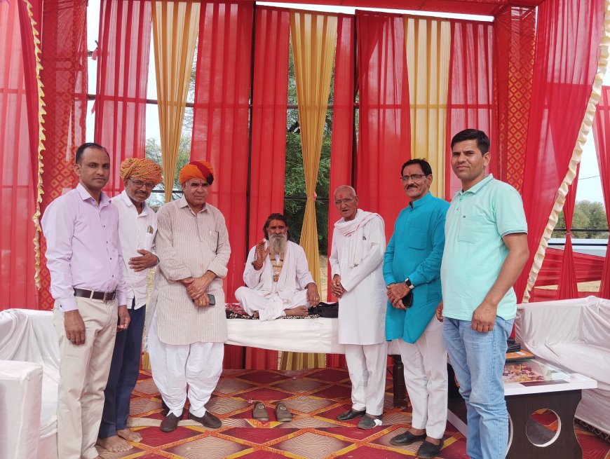 भाजपा के पूर्व विधायक शुभकरण चौधरी का झडाया नगर में जोरदार स्वागत