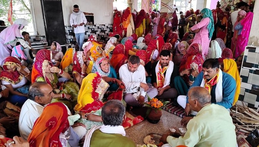 बसई में सात मौड़़ घाटी वाले हनुमान जी मन्दिर में मेला व भण्डारे का हुआ आयोजन