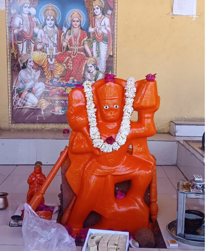 भारतीय सेना के ऑपरेशन सिन्दूर की सफलता पर श्री कामधेनु बालाजी क़ो चढ़ाया सिंदुरी चोला