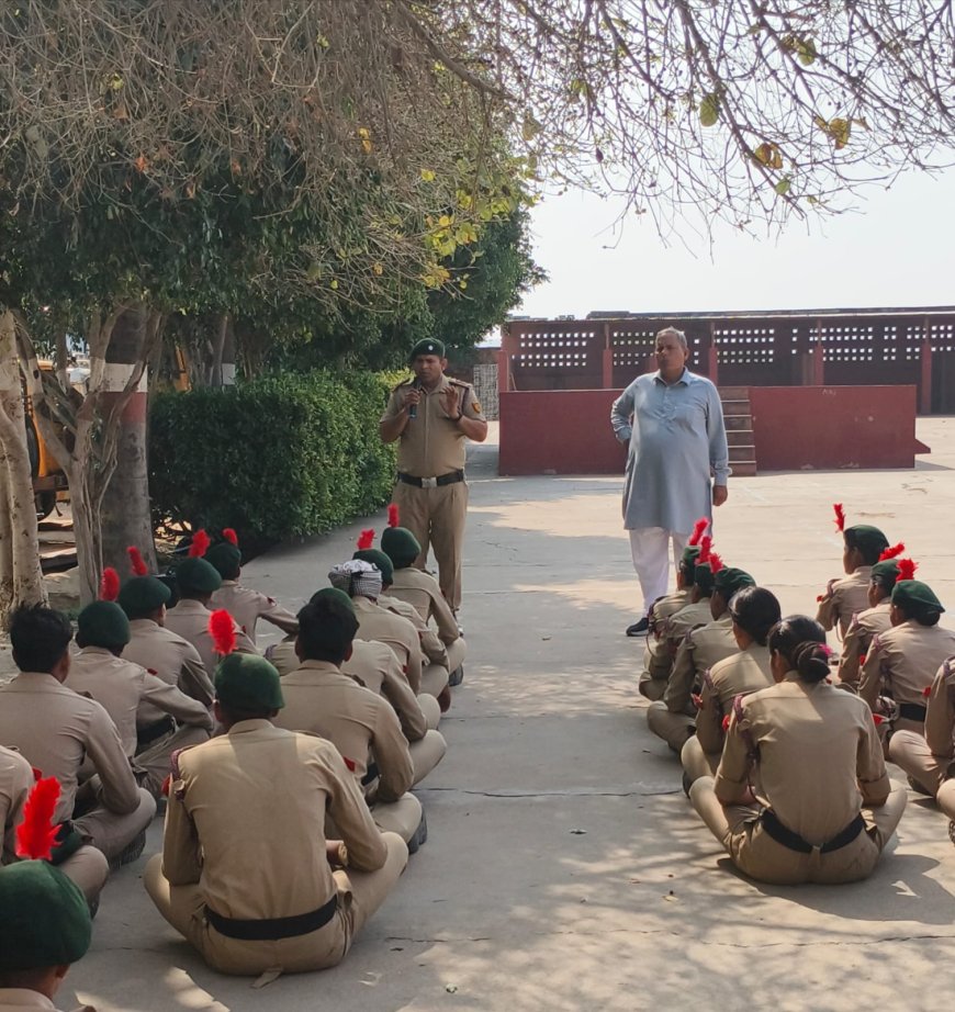 स्वामी केशवानंद कॉलेज ऑफ़ हायर एजुकेशन के एनसीसी कैडेट्स द्वारा मॉक ड्रिल का कराया अभ्यास