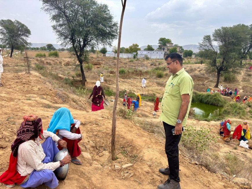 उपखंड अधिकारी ने मनरेगा कार्यों और पीएचसी का किया औचक निरीक्षण