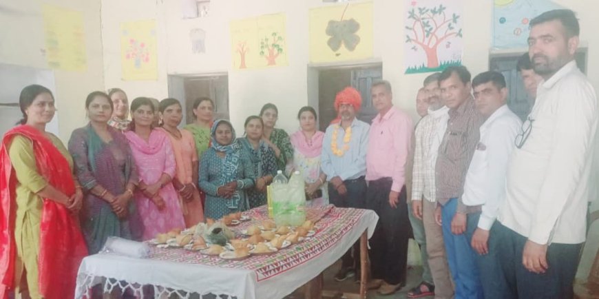प्राचार्य का किया मान सम्मान