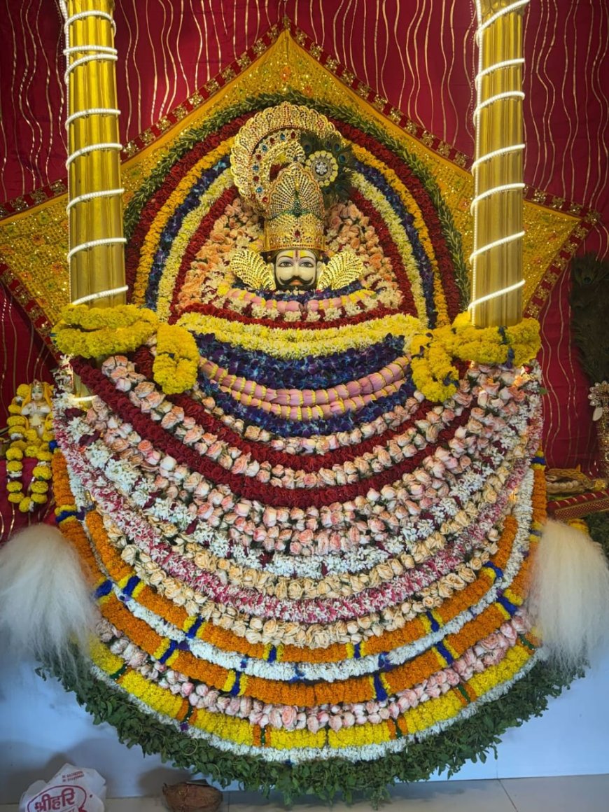 श्री श्याम धाम में विराजमान हुए लख दातार, गरुड़ देव और हनुमान जी की हुई प्राण प्रतिष्ठा