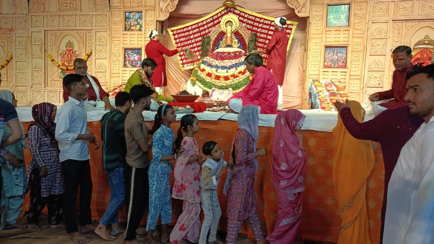 पांच दिन से बाबा श्याम के रंग में रंगा रामगढ़ कस्बा