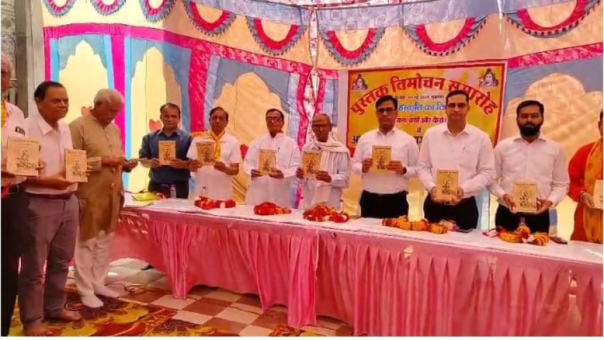 हिन्दू संस्कृति का विकास कब और कैसे हुआ पुस्तक का किया विमोचन