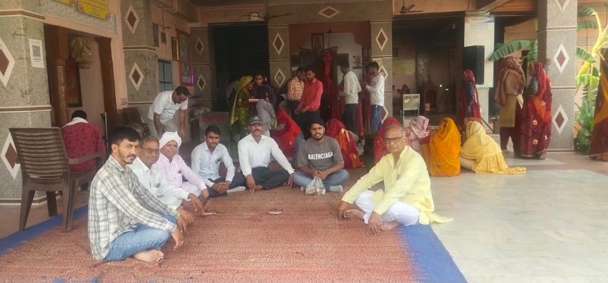 बूढधाम नवरंगपुरा में संगीतमय सुंदरकांड पाठ का हुआ आयोजन, बूढधाम मंदिर कमेटी के हुए चुनाव