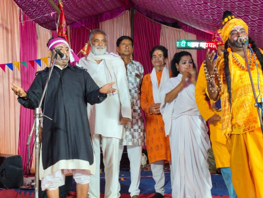 जोनेटा में सत्यवादी राजा हरिश्चंद्र नाटक मंचन देखने उमड़ी श्रोताओं की भीड़