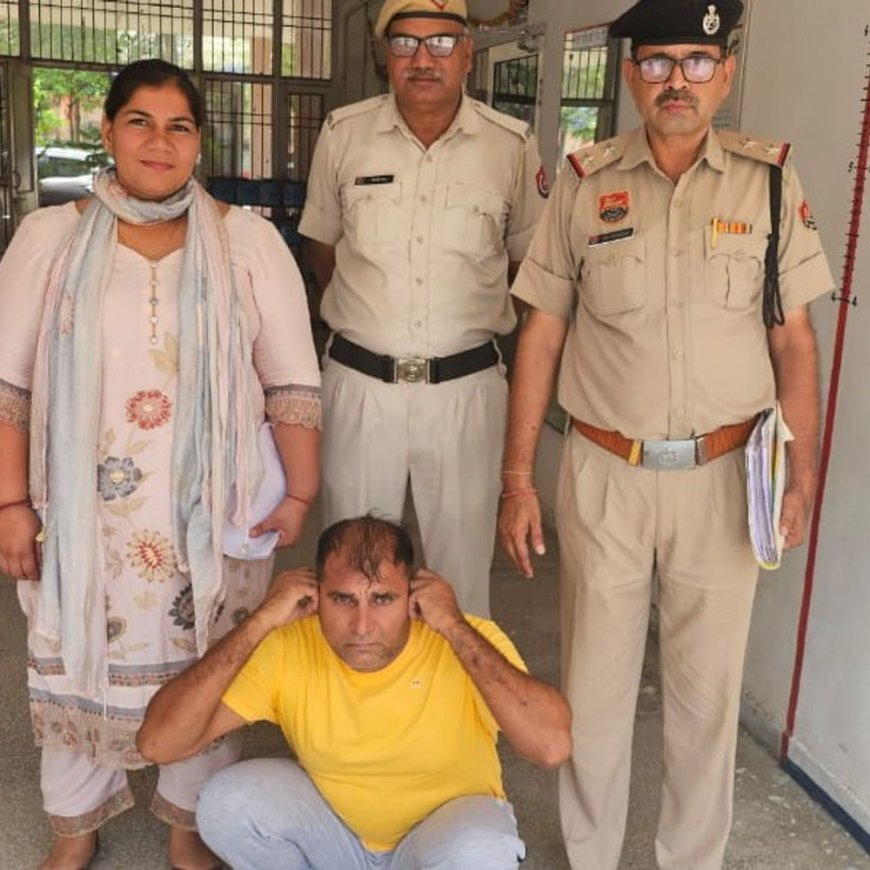 रेवाड़ी में ट्रैक्टर-ट्राली चोरी का आरोपी पकड़ा:राजस्थान का रहने वाला, पहले से पांच साथी गिरफ्तार, घर से वाहन बरामद