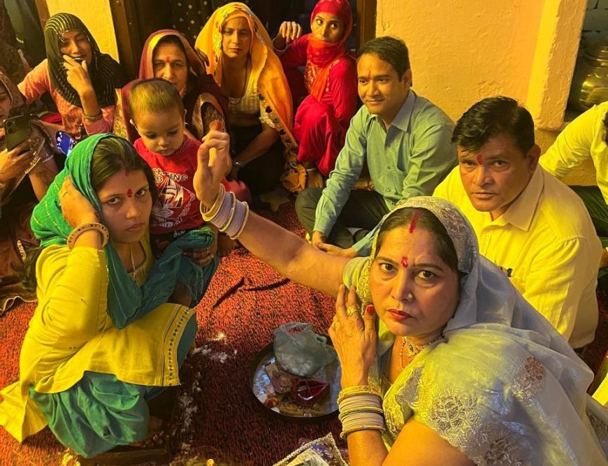 एकता मंच बहरोड़ ने भरा भात दिया सन्देश