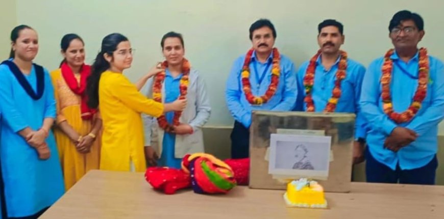 अंतरराष्ट्रीय दिवस, नर्स दिवस पर नर्सिंग कर्मियों का स्वागत