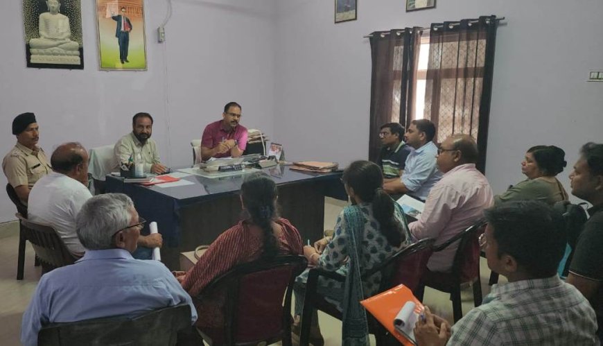 रामगढ़ विधायक सुखवंत सिंह ने उपखंड कार्यालय में ली बैठक,अधिकारियों को दिए दिशा निर्देश