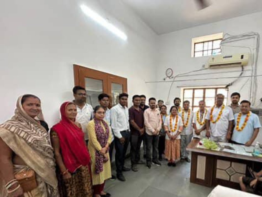 तखतगढ़ में नर्सिंग डे सामुदायिक स्वास्थ्य केंद्र के नर्सिंग स्टाफ ने धूमधाम के साथ मनाया