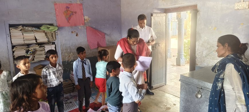 जिला कलक्टर ने किया बानसूर सीएचसी, कृषि उपज मंडी, विद्यालय, सार्वजनिक शौचालय एवं कार्यालयों का निरीक्षण