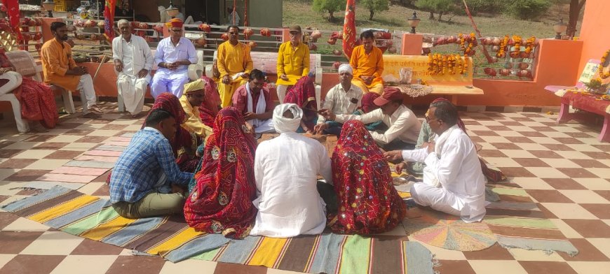 गायत्री परिवार हरिद्वार के तत्वाधान में बूढधाम नौरंगपुरा में यज्ञ का हुआ आयोजन