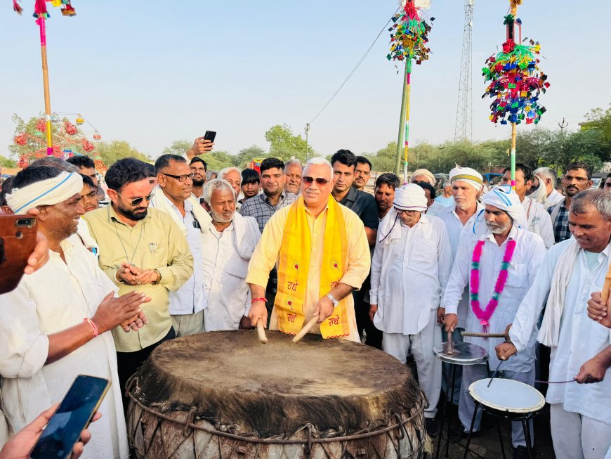 मवई का ग्रामीण सांप्रदायिक स्वास्थ्य की अनोखी मिसाल है - जवाहर सिंह बेढ़म