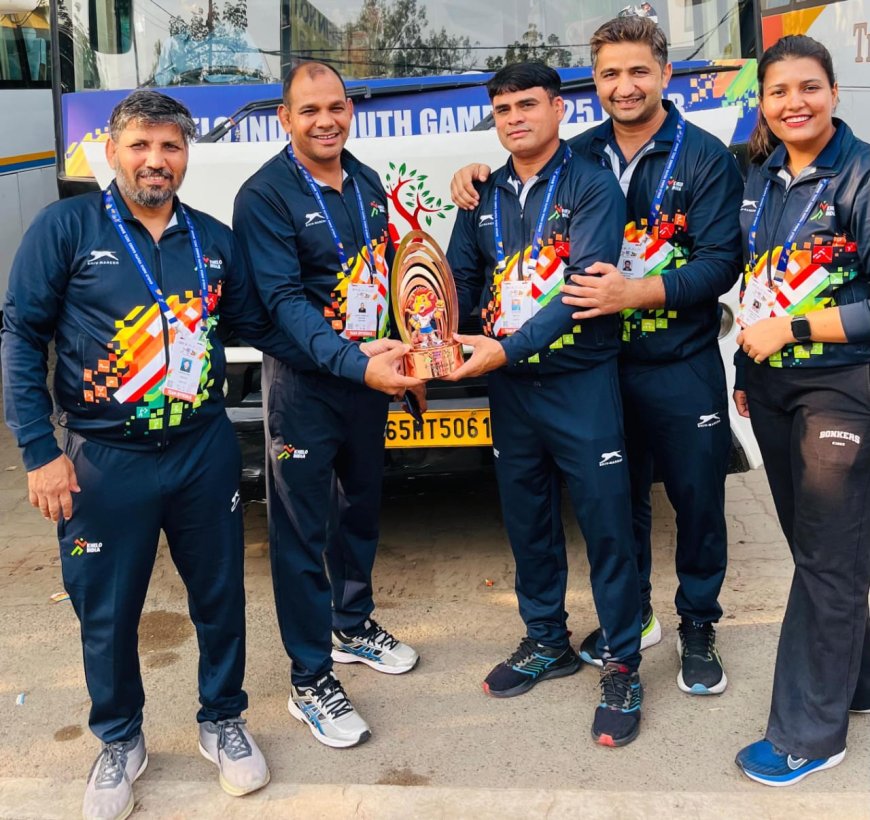 खेलो इंडिया युथ गेम्स कुश्ती मे राजस्थान क़ो स्वर्णिम सफलता