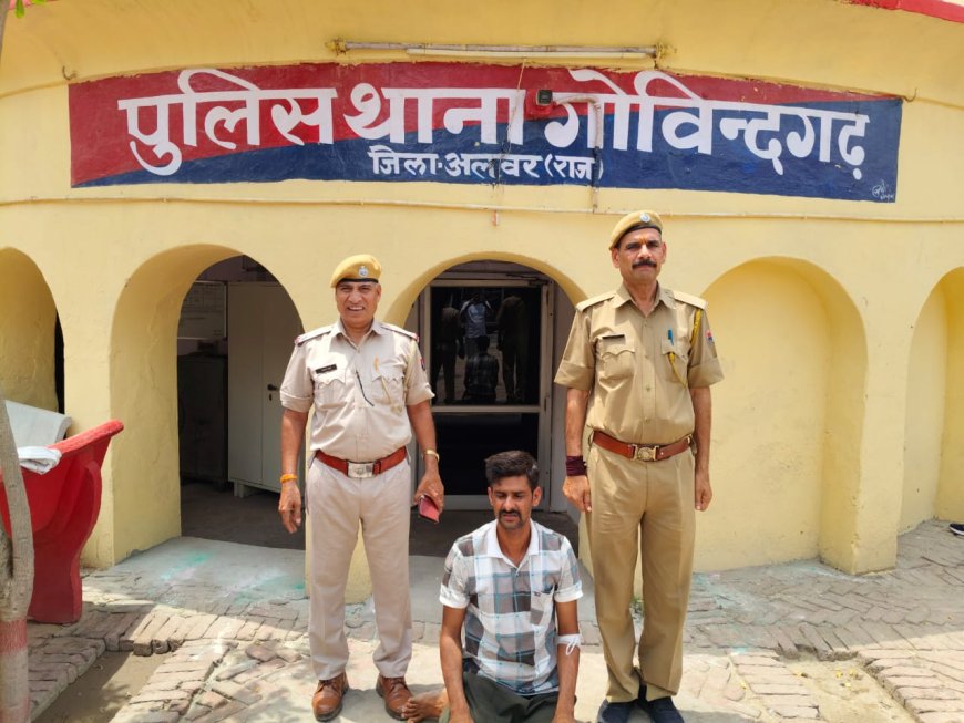 गोविन्दगढ़ क्षेत्र में एक साइबर ठग गिरफ्तार, एक मोबाइल जब्त