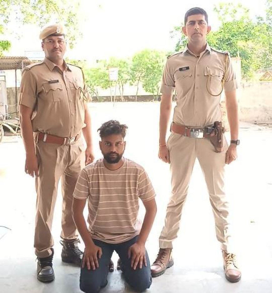 कुलदीप जघीना गैंग के का सदस्य को गिरफ्तार: कब्जे से 1 अवैध देशी कट्टा 12 बोर व 9 जिंदा कारतूस बरामद