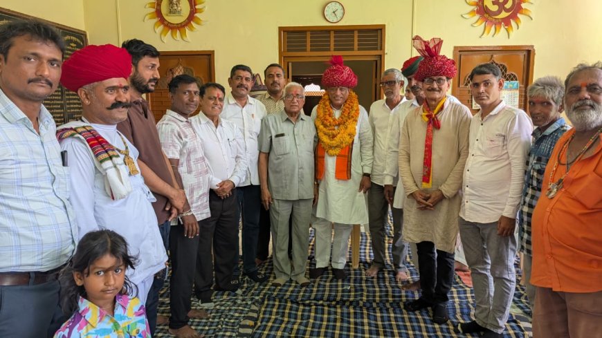 श्री स्वांगिया चामुण्डा माता मंदिर कोसेलाव प्राण प्रतिष्ठा का पन्द्रहवाँ पाटोत्सव: विधायक जोराराम कुमावत रहे मुख्य अतिथि