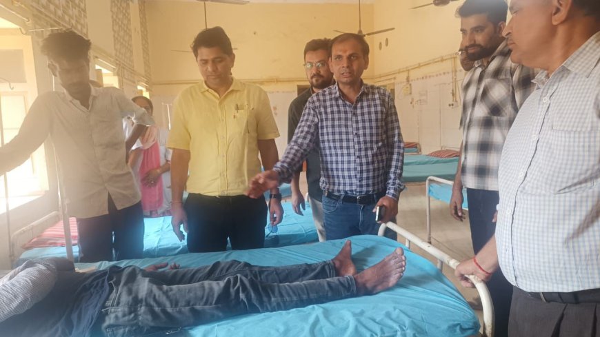जिला कलेक्टर अल्पा चौधरी ने किया सीएचसी कृष्णगंज का निरीक्षण, मरीजों को बेहतर सुविधाएं देने के निर्देश