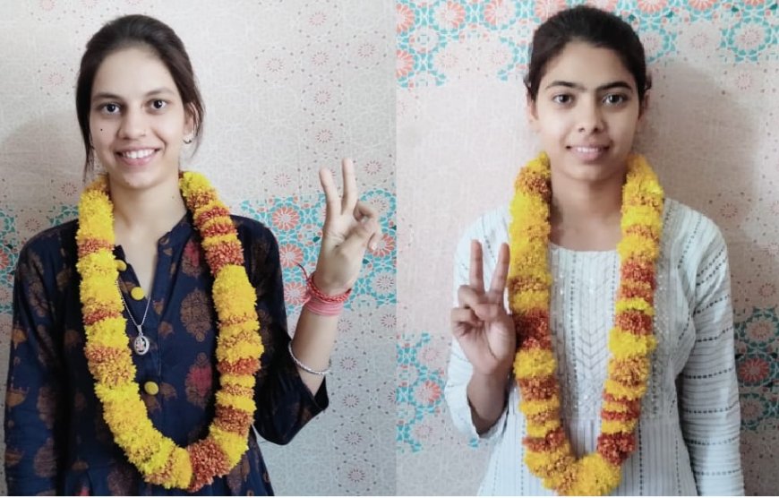 किसान की बेटी ने खेतो में पिता के काम में तो घर पर माँ के काम में हाथ बंटाया और विद्यालय में पाया प्रथम स्थान भी