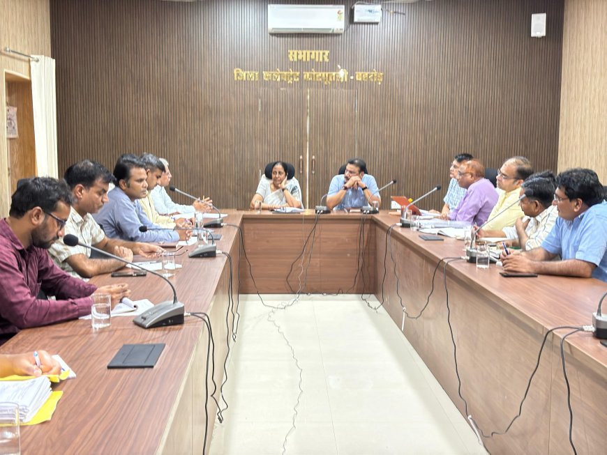 अनाधिकृत कट्स एवं अतिक्रमणों पर कार्यवाही करते हुए यातायात को सुगम व सुरक्षित बनाएं - जिला कलक्टर