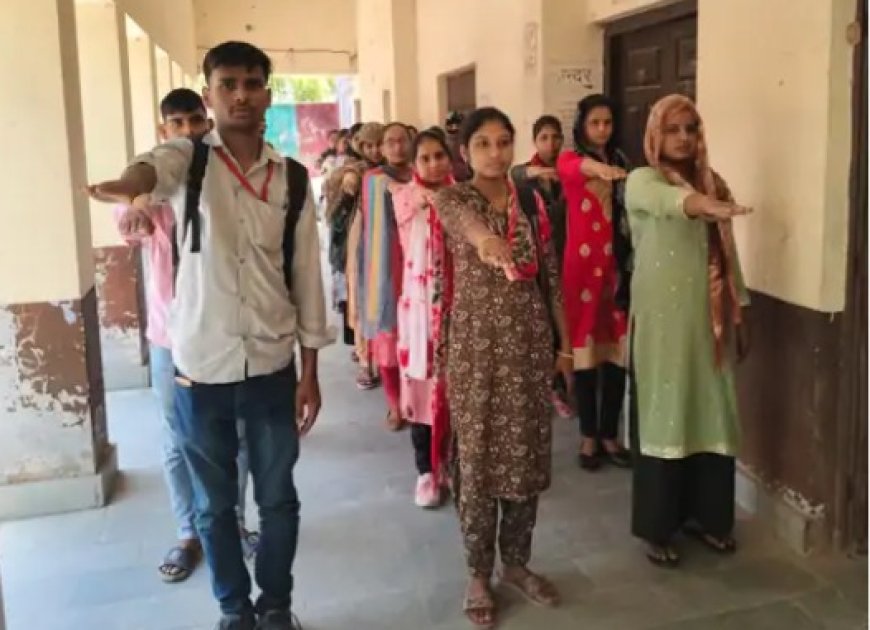 गोविन्दगढ़ के राजकीय महाविद्यालय में नशा मुक्ति केंद्र: 50 विद्यार्थियों ने ली नशा छोड़ने की शपथ