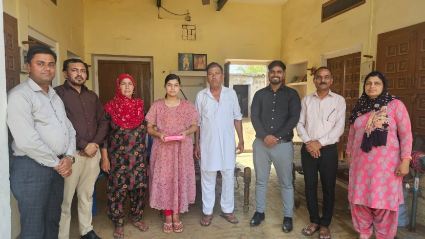 कमला पब्लिक स्कूल बहरोड़ का परीक्षा परीणाम रहा शत प्रतिशत, विद्यार्थियों का किया हौसला अफजाई