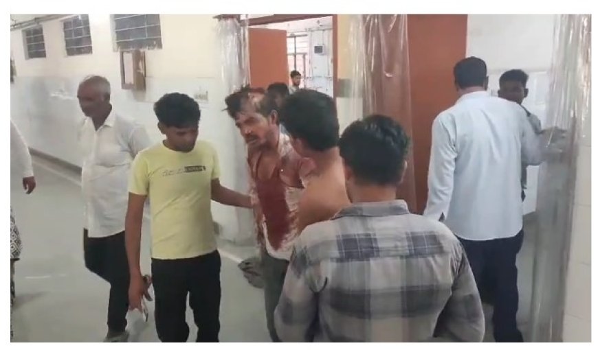 जमीन विवाद को लेकर दो सगे भाइयों के बीच हुआ खूनी संघर्ष