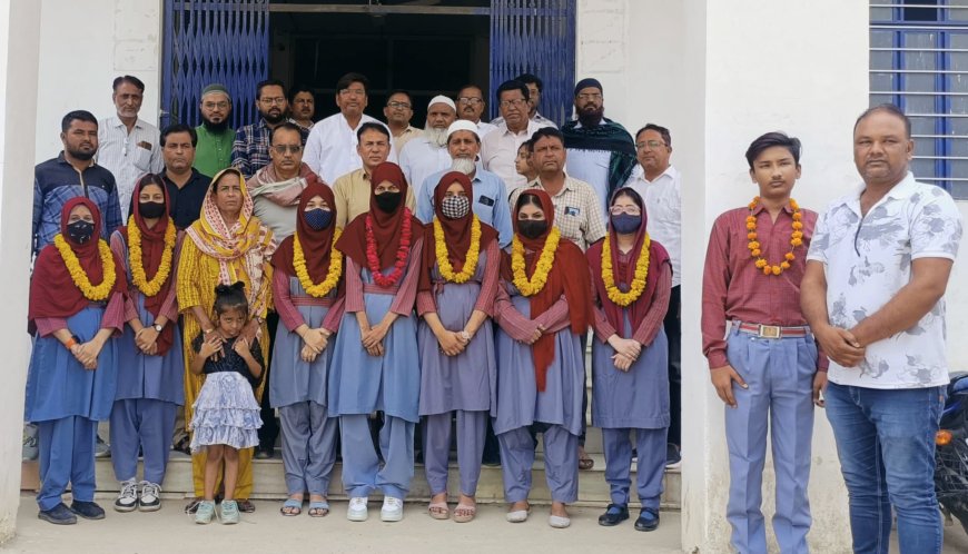 मदरसा अंजुमन सोसायटी ने 12वीं और 10वीं बोर्ड परीक्षा की प्रतिभाओं का किया सम्मान