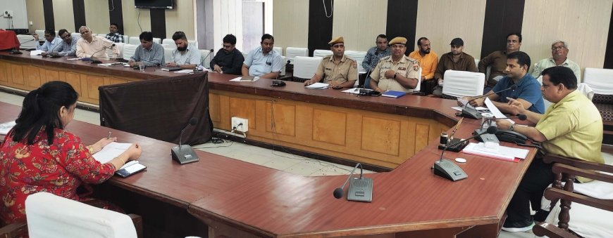 अधिकारी गत वर्ष मानसूनकाल की स्थिति को ध्यान में रख आपदा प्रबंधन में जुटें- अतिरिक्त कलक्टर