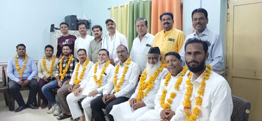 मदरसा अंजुमन इस्लामिया कमेटी में नए सदस्यों को किया मनोनीत: चयनित सदस्यों का किया स्वागत
