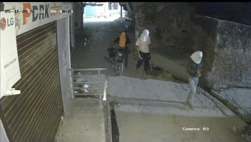 बर्डाेद में रात्रि में फिर ज्वेलर्स की दुकान में चोरी का प्रयास
