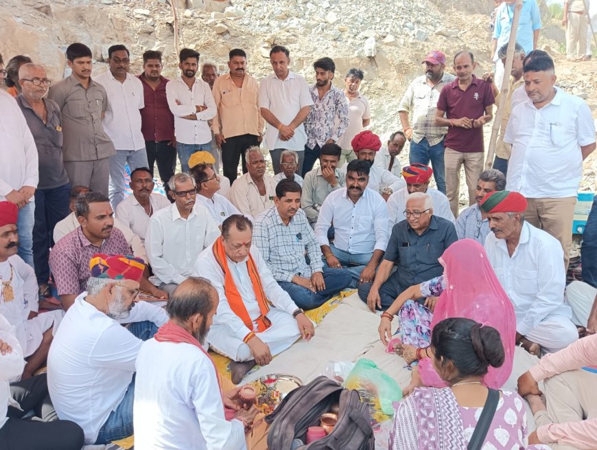 ग्राम पंचायत कोसेलाव में कैबिनेट मंत्री जोराराम कुमावत के दिशानिर्देश प्लास्टिक मुक्त ग्राम पंचायत के लक्ष्य की और