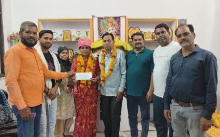 बारां महिला कांगेस जिलाध्यक्ष बनने पर बृजेश वर्मा का किया स्वागत