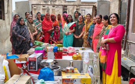 शुभ कन्या आर्शीवाद संस्था गोविंदगढ़ ने 18 वी बालिका का धूमधाम से भरा मायरा