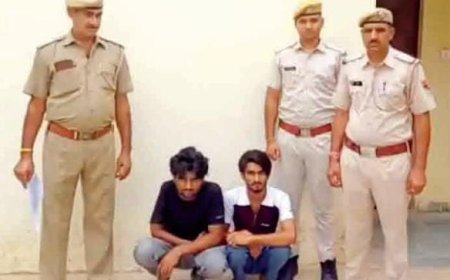 भिवाड़ी की जैरोली पुलिस ने साइबर शील्ड अभियान के तहत दो साइबर ठग किए गिरफ्तार